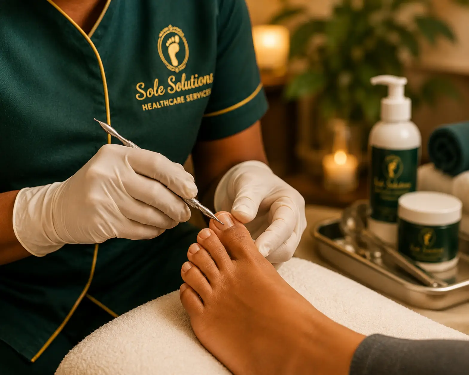 Ingrowing toenails treatment service